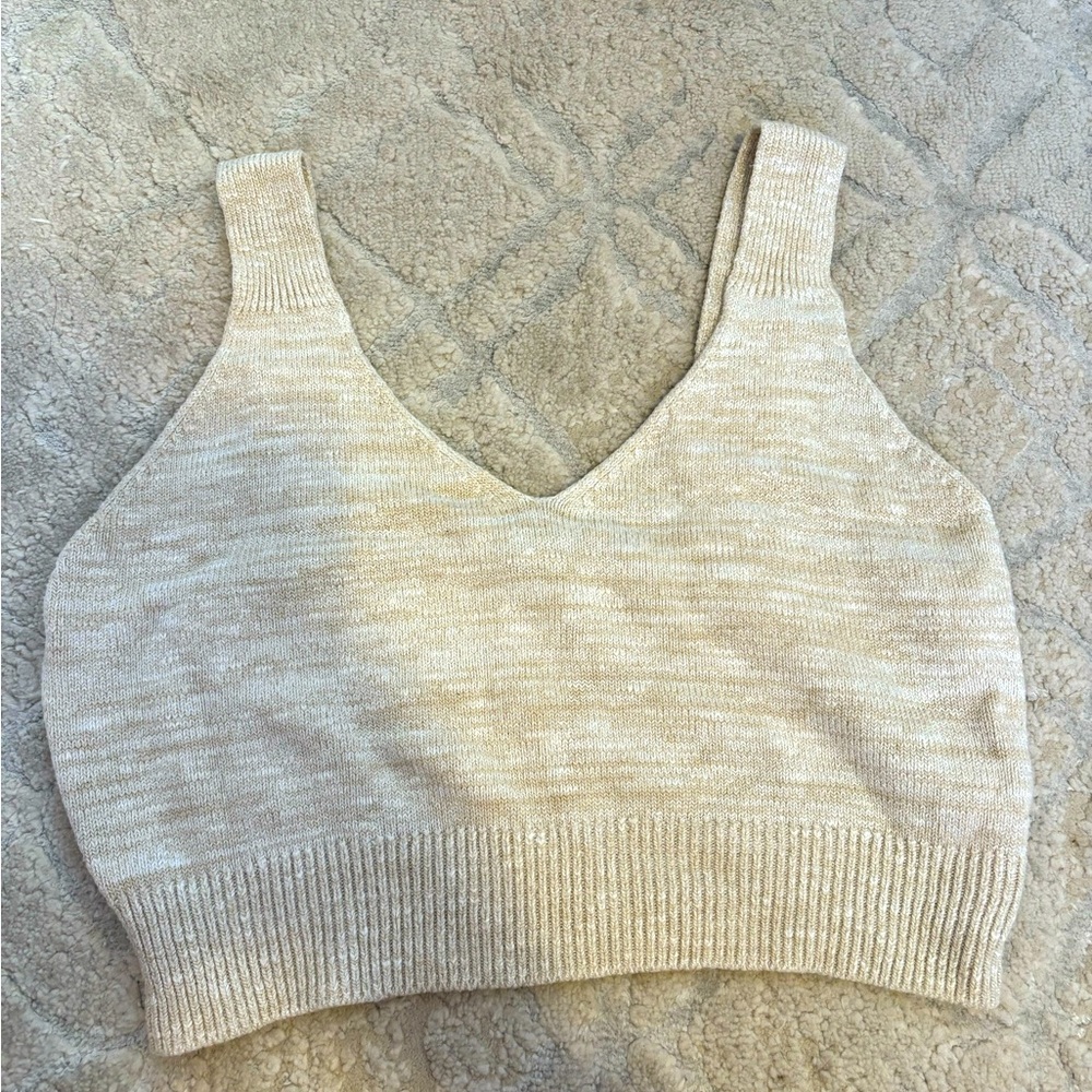 Forwver 21 Nude/Sand Crop Top 🤍 Large